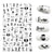 Abstract 3D Nail Art Sticker Decorations
