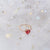 Adjustable Dainty Crystal Heart and Flower Ring Collection