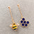 Adorable Bee and Honeycomb Enamel Drop Dangle Earrings