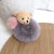 Adorable Elastic Furry Bear Hair Ties