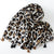 Animal Print Fringed Shoulder Wrap Scarf - Leopard Patterns