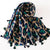 Animal Print Fringed Shoulder Wrap Scarf - Leopard Patterns