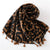 Animal Print Fringed Shoulder Wrap Scarf - Leopard Patterns