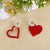 Asymmetric Hollow Love Heart Long Tassel Earrings Collection