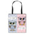 Attractive Cartoon Owl Printed Casual Tote Bags