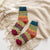 Autumn and Winter Thick Retro Colorful Socks