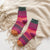 Autumn and Winter Thick Retro Colorful Socks