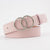 Women's Leisure Double Ring Metal Buckle Waist Belts