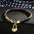 Stylish Handbag Charm with Snake Pattern Vegan Leather Bangle Bracelets
