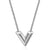 Delicate V-Shaped Geometric Clavicle Chain Pendant Necklace Jewelry Sets