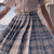 Checkered Summer High Waist Flounce Mini Skirts