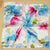 Beautiful Floral Print Square Neckerchief Wrap Shawl Scarves