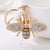 Bejeweled Adorable Bumblebee Elegant Keychain
