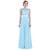 Belle -Dainty Pastel Colored Chiffon Gown with Lace