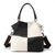 Two-toned Patchwork Stylish Oversized Tote Handbags