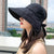 Stylish Wide Brim Summer Sun Visor Hat with Chic Oversized Bow