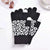 Leopard Pattern Touch Screen Knitted Cashmere Winter Gloves