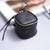 Genuine Leather Compact Coin and Cosmetic Purse Keychains