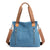 Women's High-Quality Canvas Shoulder Bag with Top Handle