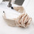 Bohemian Fashion Style Wide Hairbands with Chic Rose Flower Decor