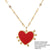 Bohemian Style Red Heart Fashion Pendant Necklaces