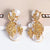 Bohemian Style Vintage Pearls and Rhinestone Charm Dangle Earrings Collection