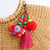 Bohemian Summer Tassel Keychain With Pompom