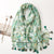 Boho Chic Large Wrap Shawl Scarves with Pom-Pom Fringe Tassels