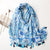 Boho Chic Large Wrap Shawl Scarves with Pom-Pom Fringe Tassels