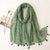 Boho Chic Large Wrap Shawl Scarves with Pom-Pom Fringe Tassels