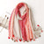 Boho Chic Large Wrap Shawl Scarves with Pom-Pom Fringe Tassels