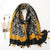Boho Chic Large Wrap Shawl Scarves with Pom-Pom Fringe Tassels
