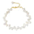 Elegant Baroque Pearl Minimalist Bracelet Collection