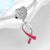 Breast Cancer Awareness Ribbon Charm Beads