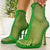 Breathable Hollow Mesh Stiletto High Heel Zipper Back Ankle Boots