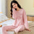 Breathable Two-Piece Printed Long Sleeve Nightwear Pajamas Collection