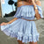 Brianna - Elegant and Fun Chiffon Ruffled Mini Dress