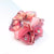 Bright-Colored Elastic Beaded Lace Flower Ponytail Hair Ties