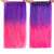 Bright-Colored Long and Straight Clip-In Ombre Hair Wigs Extension
