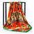 Bright Colored Soft and Silky Floral Shawl Scarf Collection