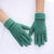Bright-colored Knitted Touch Screen Cashmere Winter Gloves