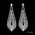 Brilliant Rhinestone Embellished Long Tassel Drop Earrings Collection