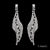 Brilliant Rhinestone Embellished Long Tassel Drop Earrings Collection