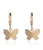 Butterfly Chain Dangle Ear Cuff Earrings