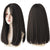 Heat Resistant Synthetic Straight Long Hair Wigs with Bangs