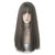 Heat Resistant Synthetic Straight Long Hair Wigs with Bangs