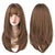 Heat Resistant Synthetic Straight Long Hair Wigs with Bangs