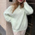 Candy-Colored Oversized Knitted Long Sleeve Pullover Sweaters
