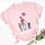 Casual Short Sleeve Mother's Love T-Shirt