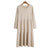 Casual Solid Color Loose Knitted Pullover Long Sleeve Dresses